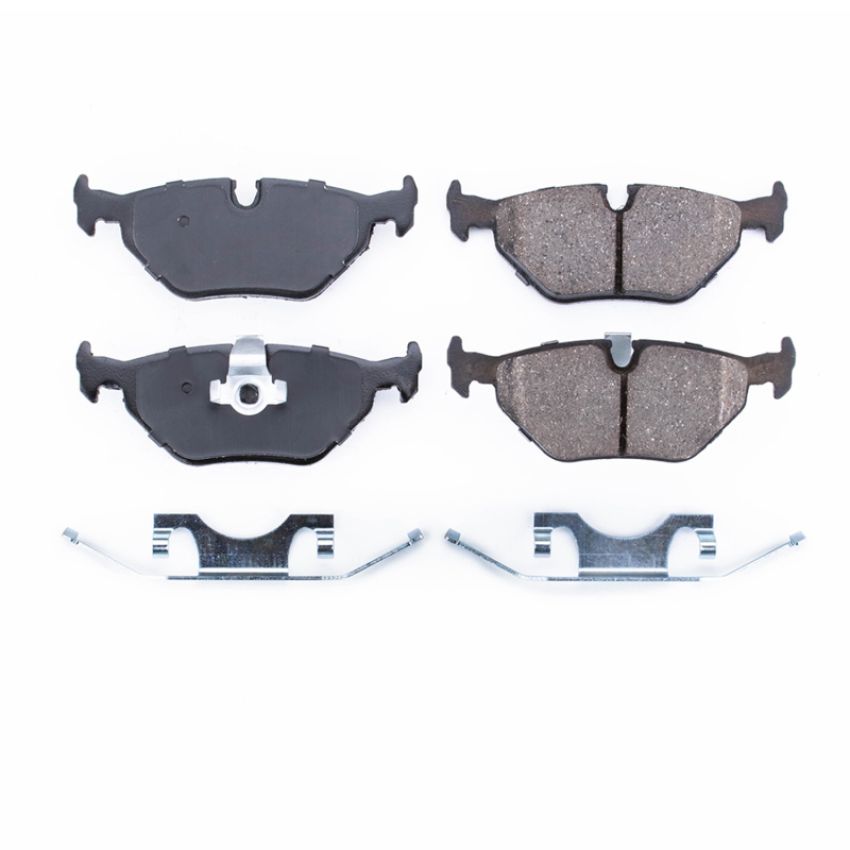 PowerStop 17-692A PowerStop - Z17 Low-Dust Ceramic Brake Pads with Hardware