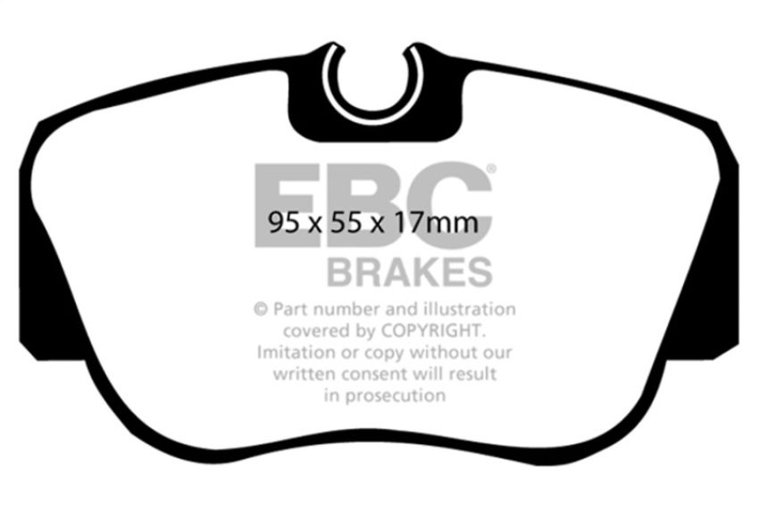 EBC Brakes DP2778 Greenstuff 2000 Series Sport Brake Pads