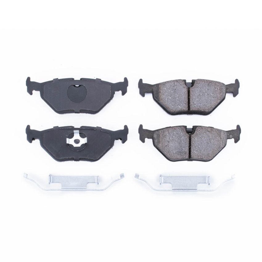 PowerStop 17-396 PowerStop - Z17 Low-Dust Ceramic Brake Pads with Hardware