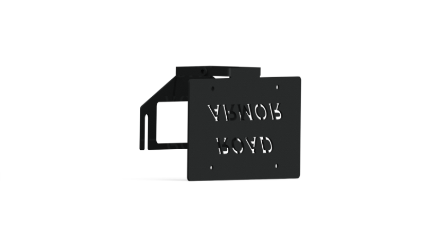 Road Armor LPF360B 3.6in Offset Fairlead Mount - Tex Blk
