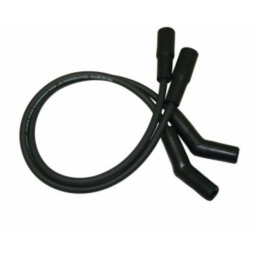Moroso 27165 99-08 Harley-Davidson FLT/FLHT/FLHR/FLTR Suppression Core Wire Set - Black