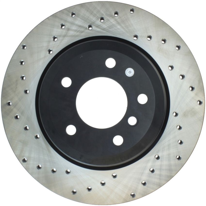 Stoptech 128.34109R Sport Cross Drilled Brake Rotor - Front Left