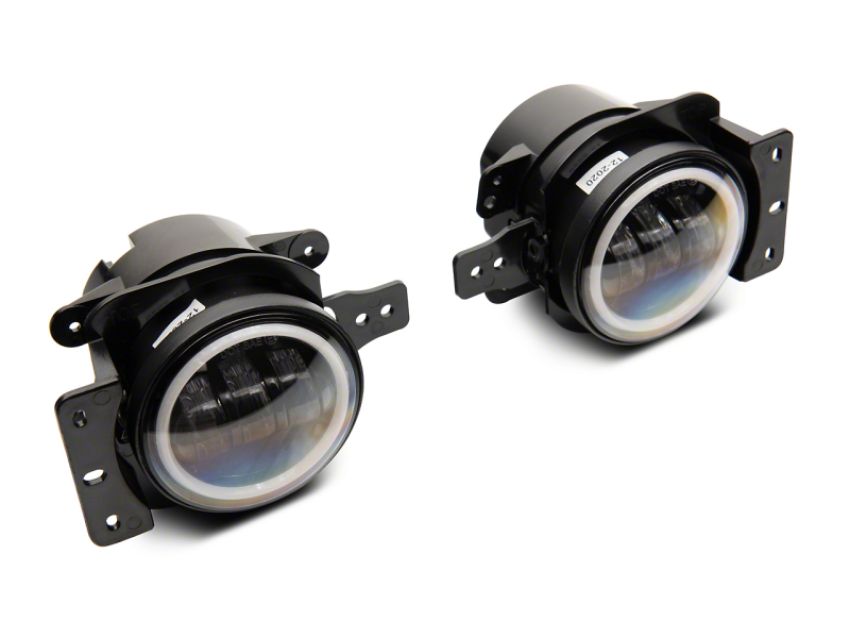 Raxiom J142669 07-23 Jeep Wrangler JK & JL 20-23 Jeep Gladiator JT Axial Series LED Fog Lights w/ Halo