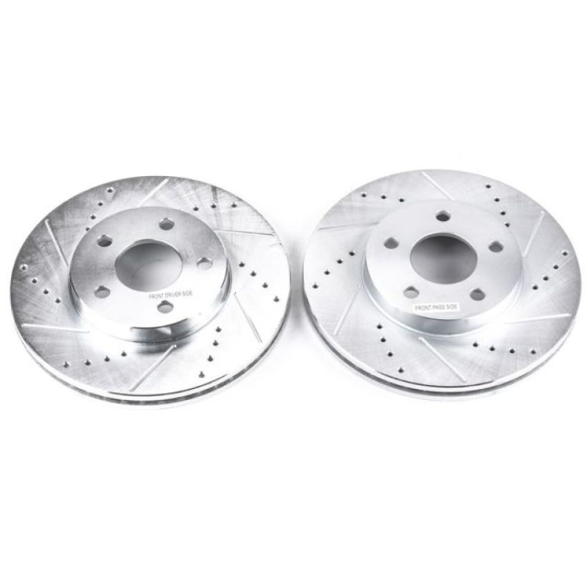 PowerStop AR82004XPR PowerStop Evolution Performance Drilled, Slotted & Plated Brake Rotor Pair
