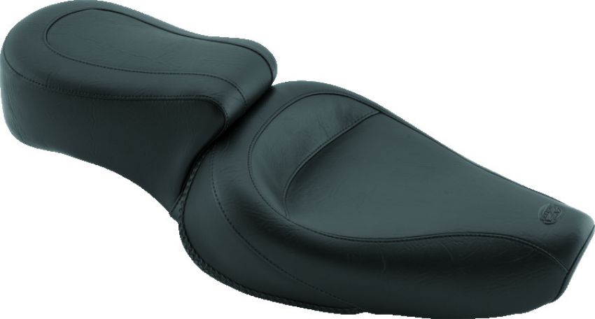 Mustang Motorcycle 75740 Mustang 82-03 Harley Sportster Standard Touring 1PC Seat - Black