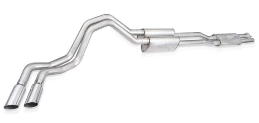 Stainless Works FT220CBR 20-21 Ford F-250/F-350 7.3L 304SS Redline Catback w/ 4in Polished Tips