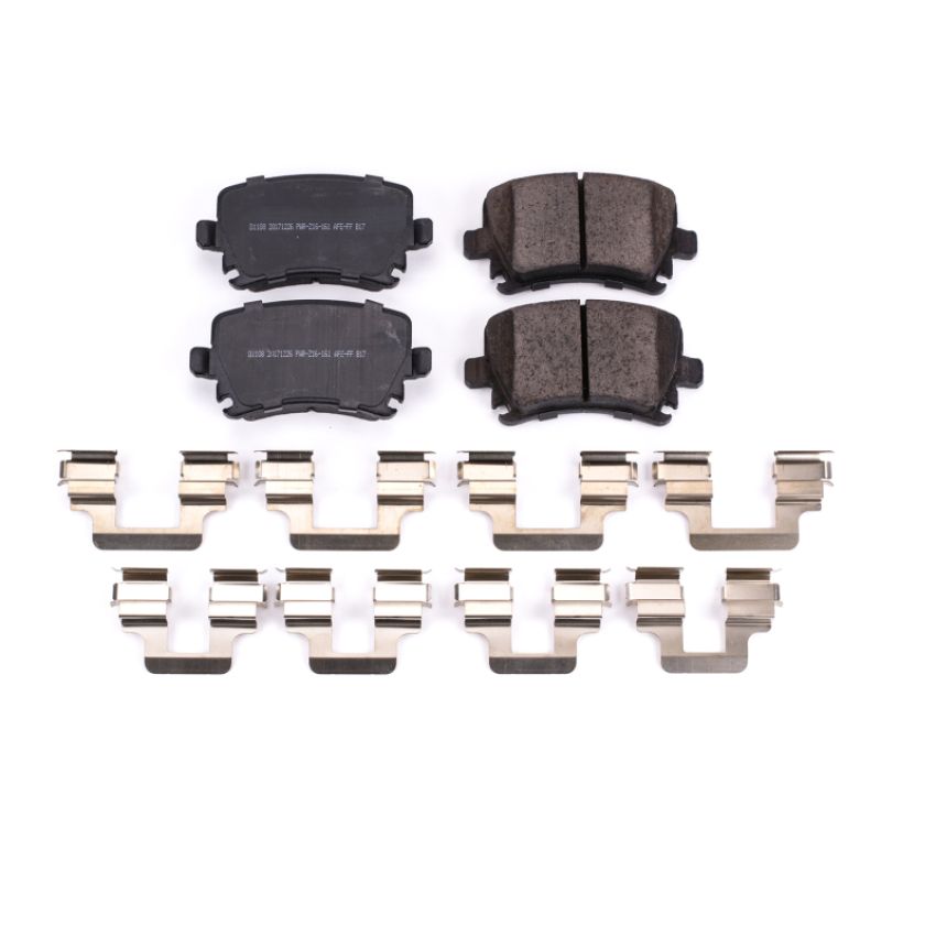 PowerStop 17-1108 PowerStop - Z17 Low-Dust Ceramic Brake Pads with Hardware