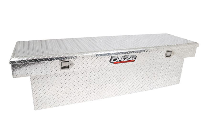 Dee Zee DZ8170D Deezee Universal Tool Box - Red Crossover - Single Lid BT Alum Full Size (Deep)