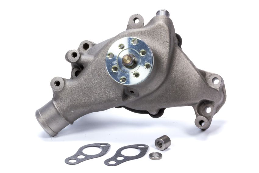 MR. GASKET MRG7012NG SBC Long Water Pump Iron w/Natural Finish