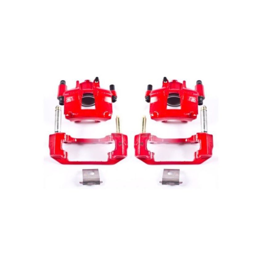 PowerStop S4378 Red Powder Coated Calipers