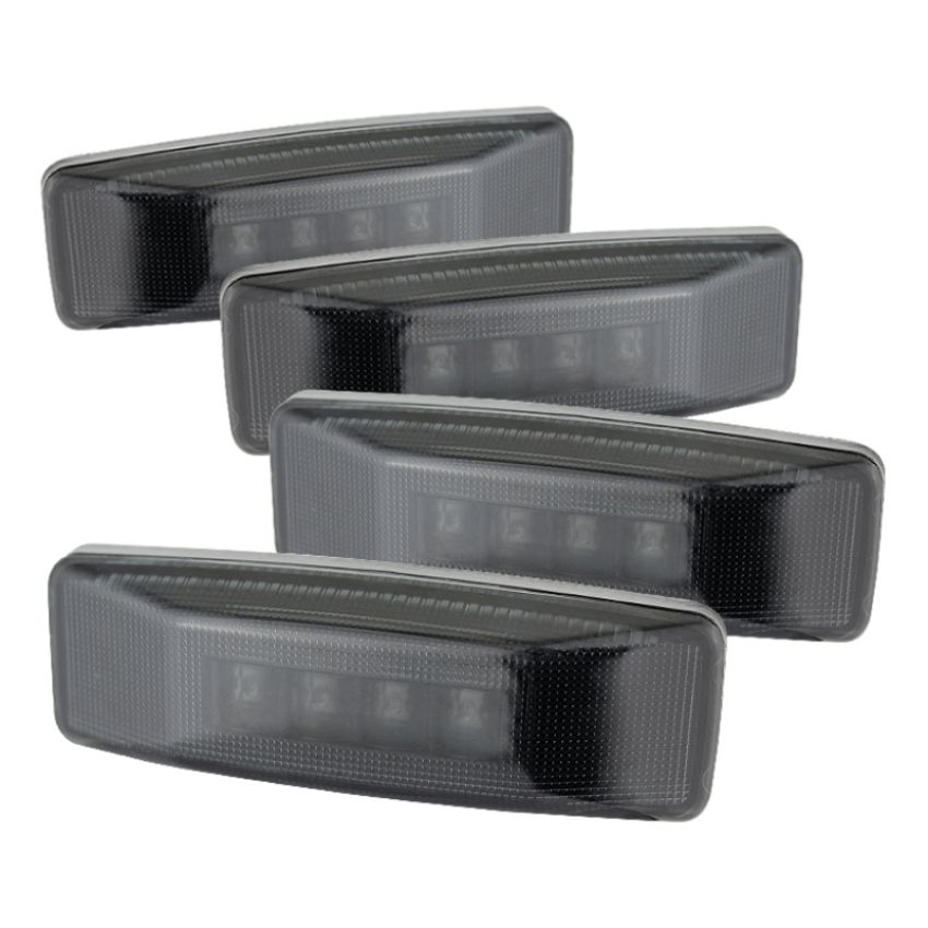 SPYDER 9924705 Xtune Dodge Ram 94-02 Dually 2 Red LED+2 Amber LED Fender Lights 4pcs Smoke ACC-LED-DR94-FE-SM