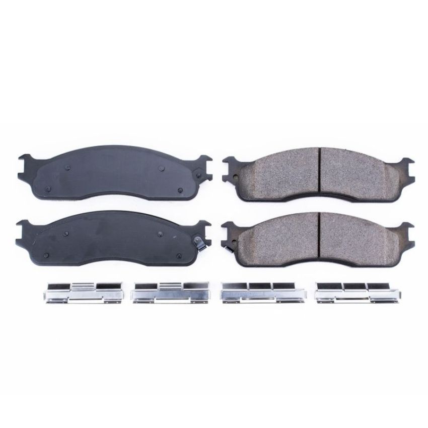 PowerStop 17-965 PowerStop - Z17 Low-Dust Ceramic Brake Pads with Hardware