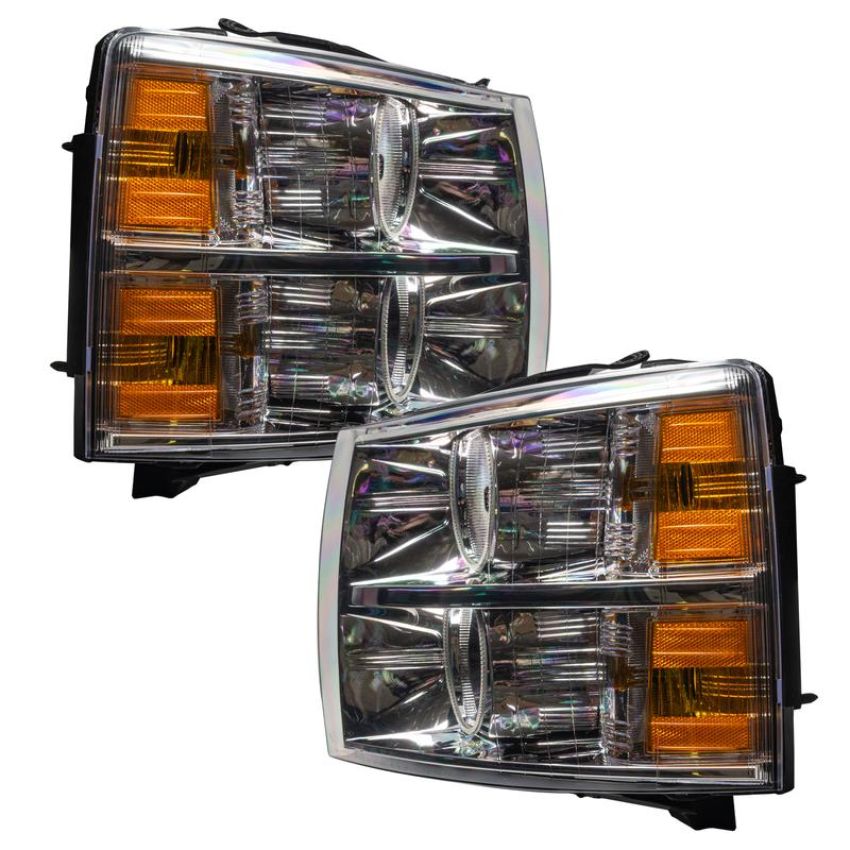 Oracle Lighting 7007-002 SMD Pre-Assembled Headlights, Round Style, Blue