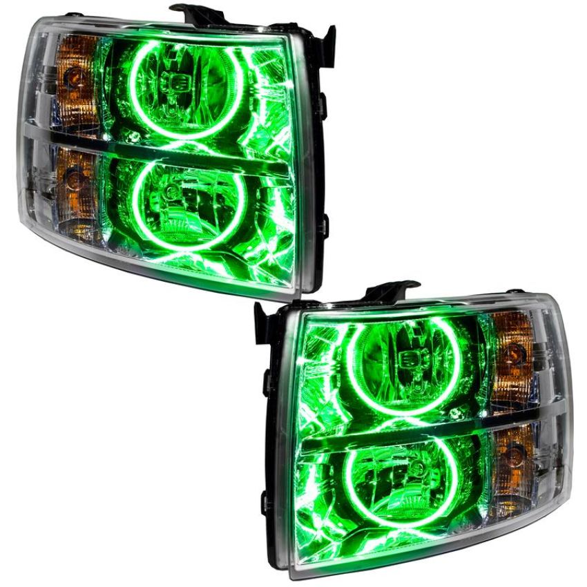 Oracle Lighting 7007-004 SMD Pre-Assembled Headlights, Round Style, Green