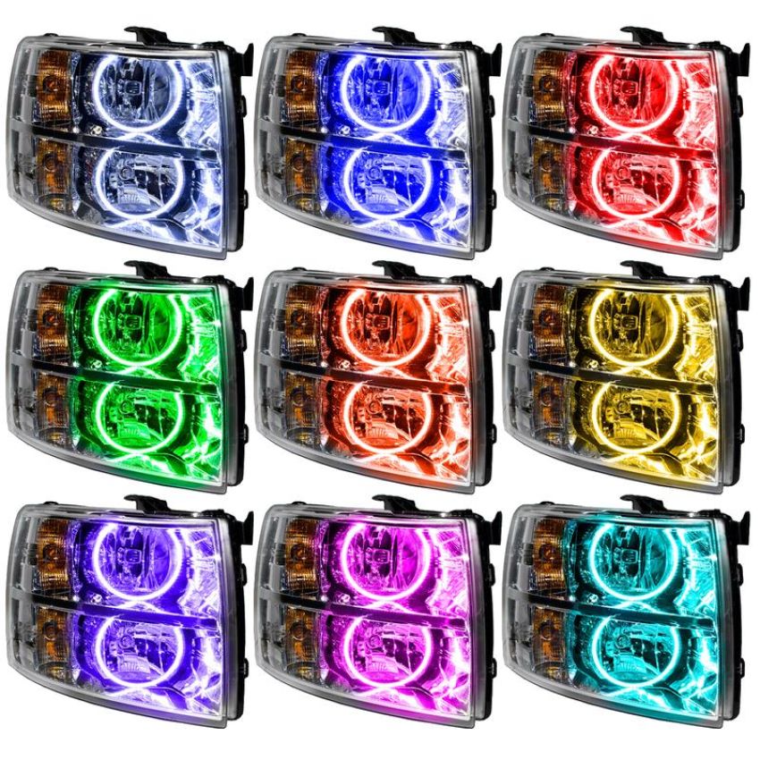Oracle Lighting 7007-330 SMD Pre-Assembled Headlights, Round Style, ColorSHIFT