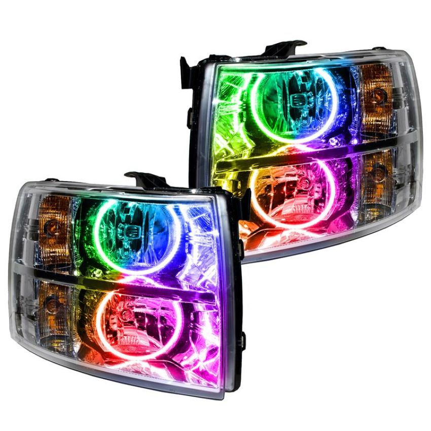 Oracle Lighting 7007-334 SMD Pre-Assembled Headlights, Round Style, ColorSHIFT(tm) - No Controller