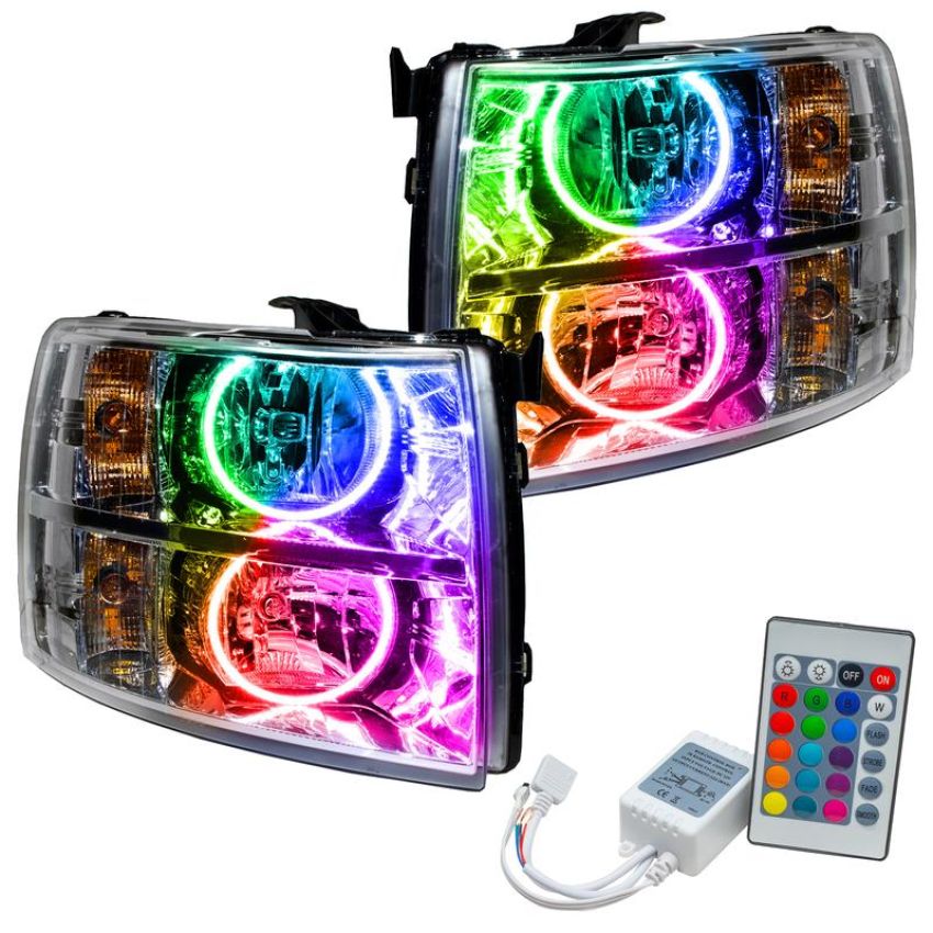 Oracle Lighting 7007-504 SMD Pre-Assembled Headlights, Round Style, ColorSHIFT(tm) - Simple