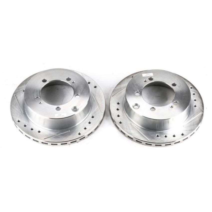 PowerStop JBR584XPR PowerStop Evolution Performance Drilled, Slotted & Plated Brake Rotor Pair