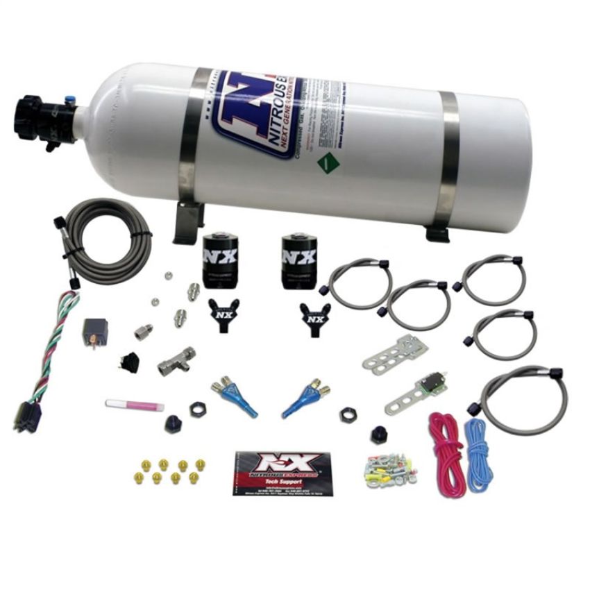 Nitrous Express 20218-15 GM TBI ALL (50-75-100-125HP) WITH 15LB BOTTLE