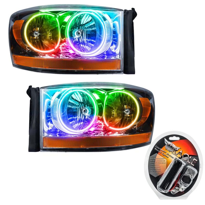 Oracle Lighting 7032-330 SMD Pre-Assembled Headlights, ColorSHIFT