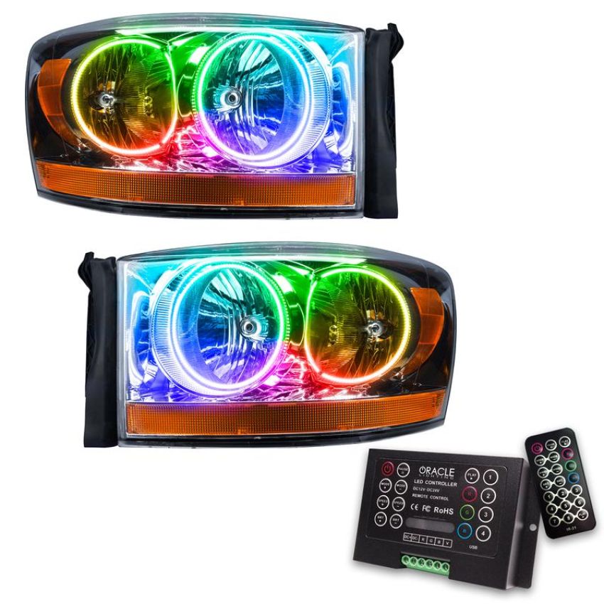 Oracle Lighting 7032-333 SMD Pre-Assembled Headlights, ColorSHIFT(tm) 2.0