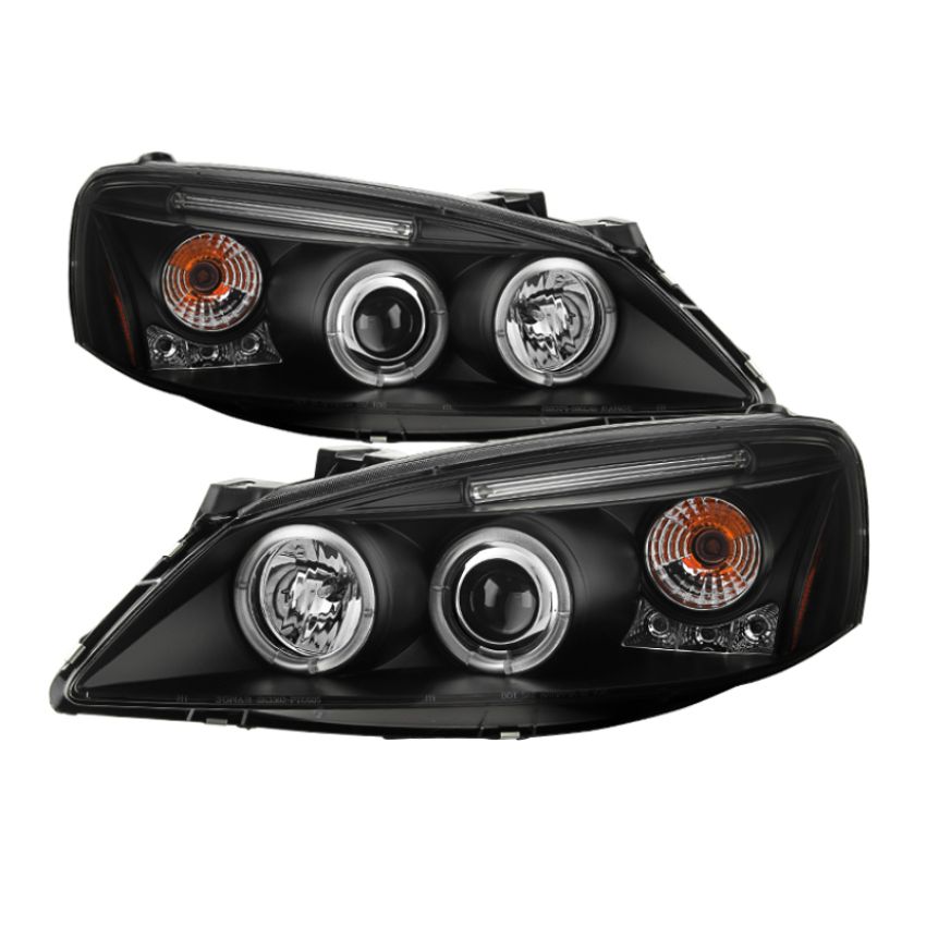 SPYDER 5011596 Projector Headlights - LED Halo - Black