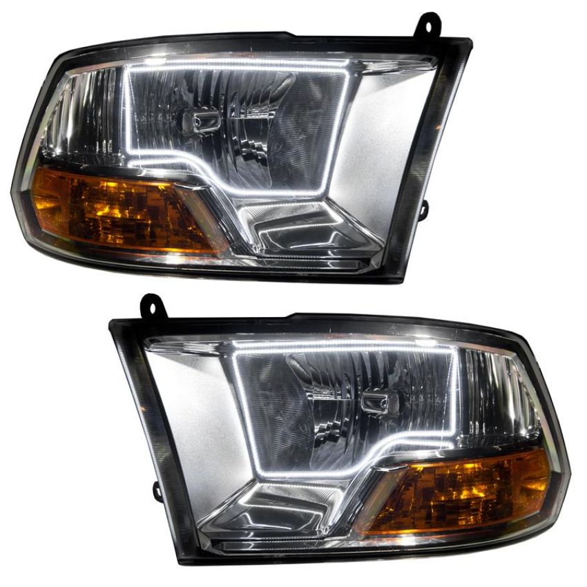 Oracle Lighting 7038-001 SMD Pre-Assembled Headlights, Chrome Bezel, White