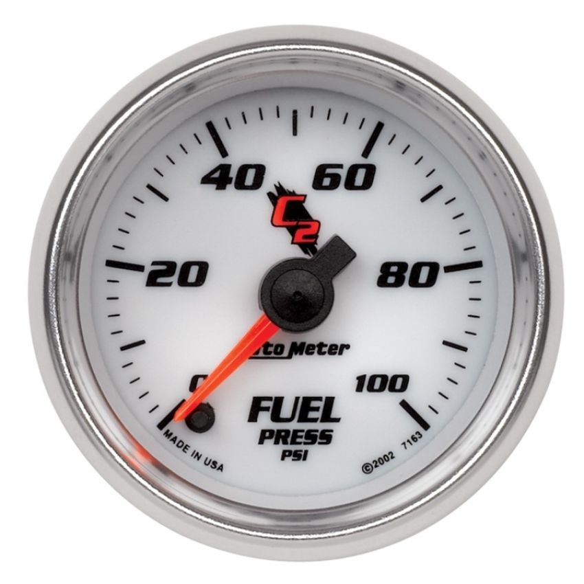 AutoMeter 7163 GAUGE, FUEL PRESSURE, 2 1/16