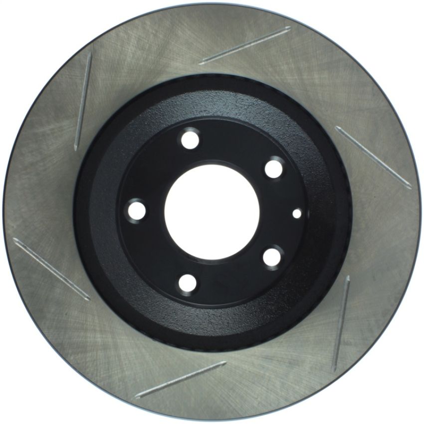 Stoptech 126.45072SL Power Slot 2003+ Mazda RX8 Slotted Left Rear Rotor - SPORT SUSPENSION ONLY