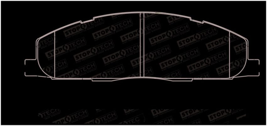Stoptech 309.14000 Sport Brake Pads w/Shims and Hardware - Front
