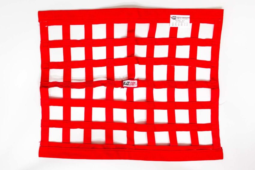 RJS SAFETY RJS10000404 Red Ribbon Window Net 18x24