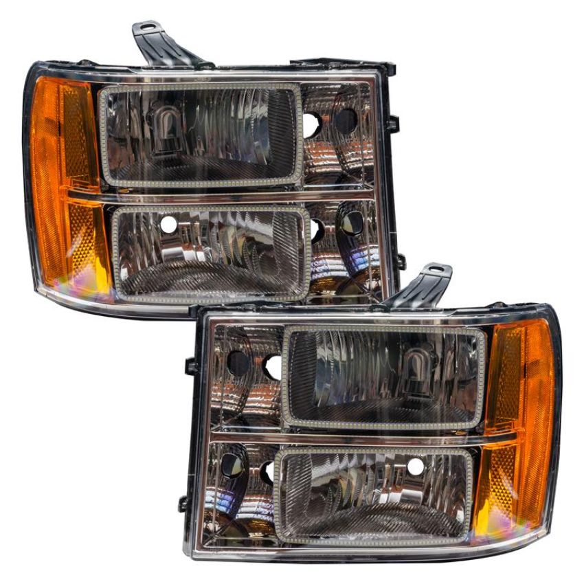 Oracle Lighting 7054-001 SMD Pre-Assembled Headlights, Square Ring Design, White