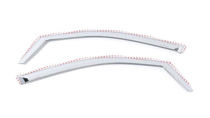 Putco 480244 2020 Chevy Silv/Sierra HD 2500/3500 Crew/Dbl Cab (Front Only) Element Chrome Window Visors