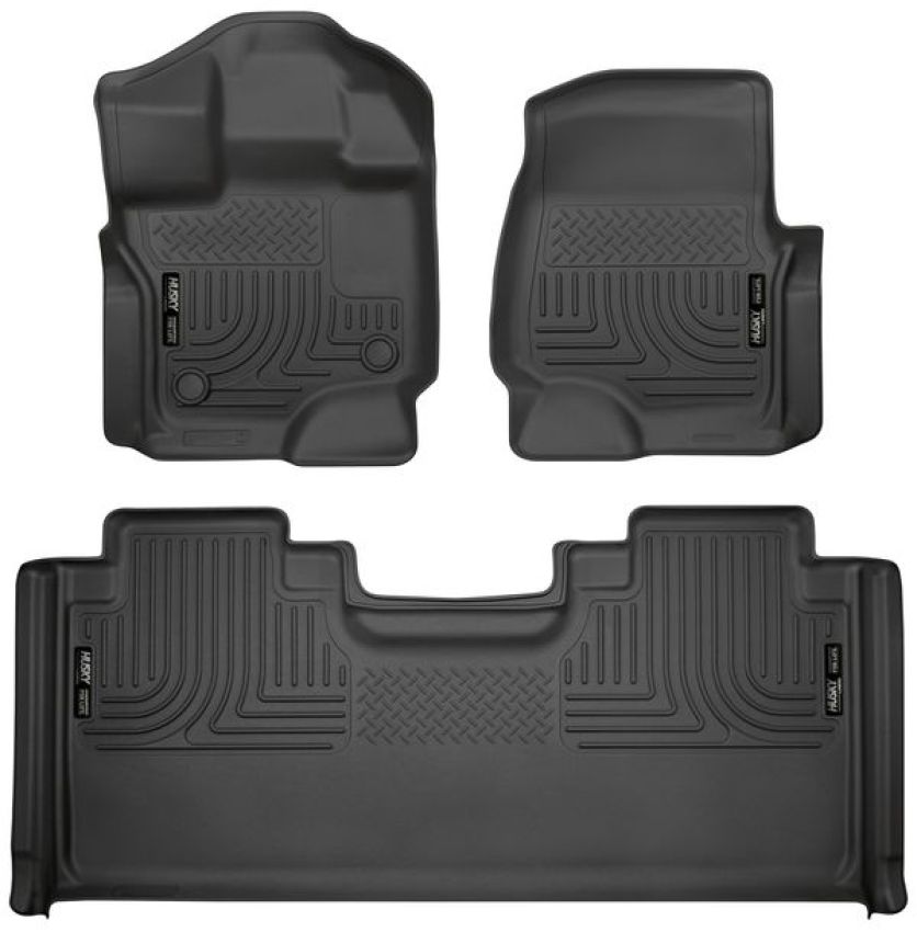 HUSKY LINERS HSK94051 Front & 2nd Seat Floor L iners Weatherbeater