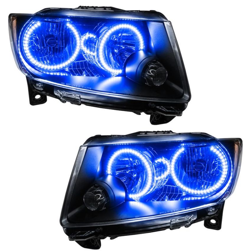Oracle Lighting 7070-002 SMD Pre-Assembled Headlights, Non-HID, Chrome Bezel, Blue