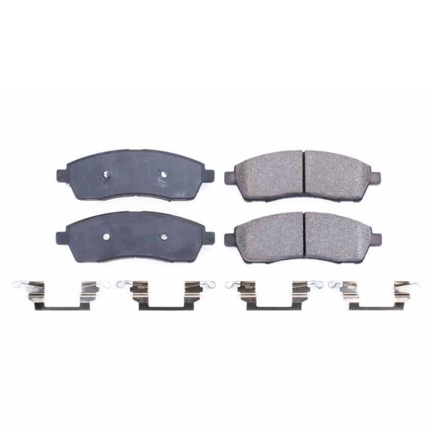 PowerStop 17-757 PowerStop - Z17 Low-Dust Ceramic Brake Pads with Hardware