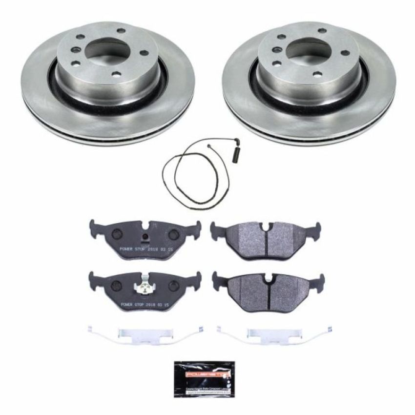PowerStop TDBK877 Track Day High-Performance Brake Pad and Rotor Kit