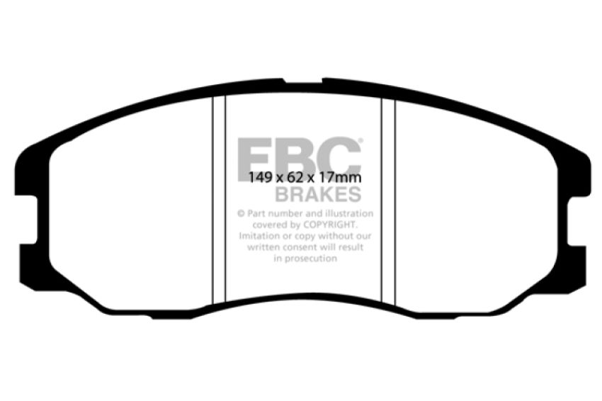 EBC Brakes DP61975 6000 Series Greenstuff Truck/SUV Brakes Disc Pads