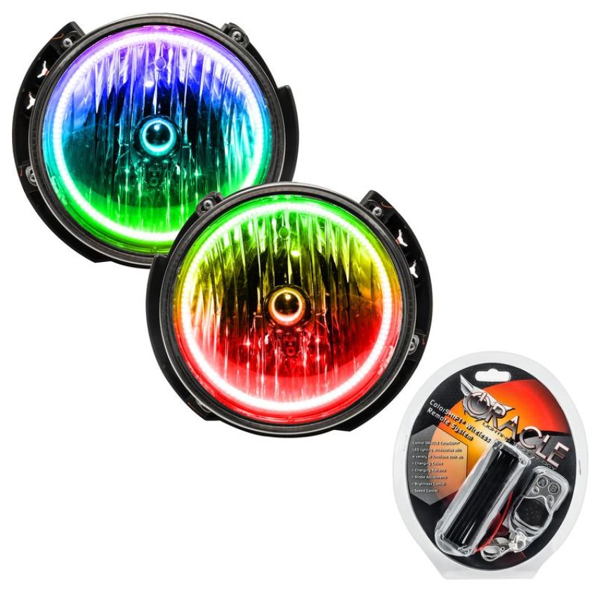 Oracle Lighting 7079-330 SMD Pre-Assembled Headlights, ColorSHIFT