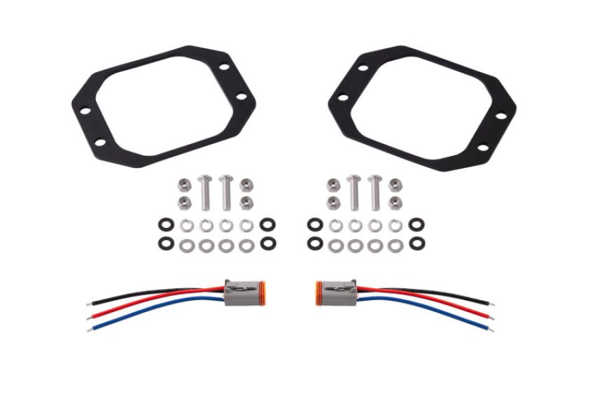 Diode Dynamics DD7189P SS3 Backlit Flush Mounting Kit (Pair)