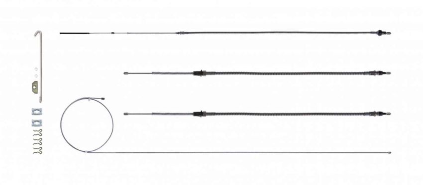 RIGHT STUFF DETAILING RSDRSBCF02 Brake Cable Set w/Hardwa re 68-69 Camaro