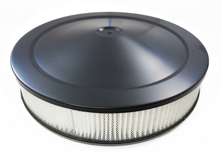RACING POWER CO-PACKAGED RPCR2195BK-BOX 14In X 3In Muscle Air Cleaner Kit Black