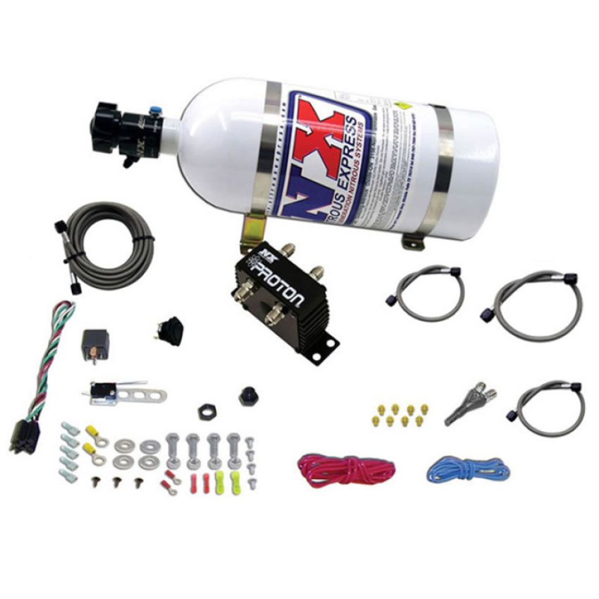 Nitrous Express 20421-10 PROTON PLUS NITROUS SYSTEM W/ 10LB BOTTLE