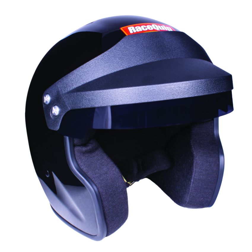 Racequip 256002 Gloss Black OF20 SA2020 Small