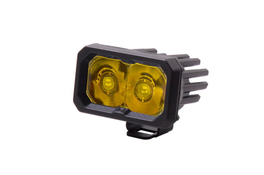 Diode Dynamics DD6401S Stage Series 2 In LED Pod Sport - Yellow Spot Standard ABL Each