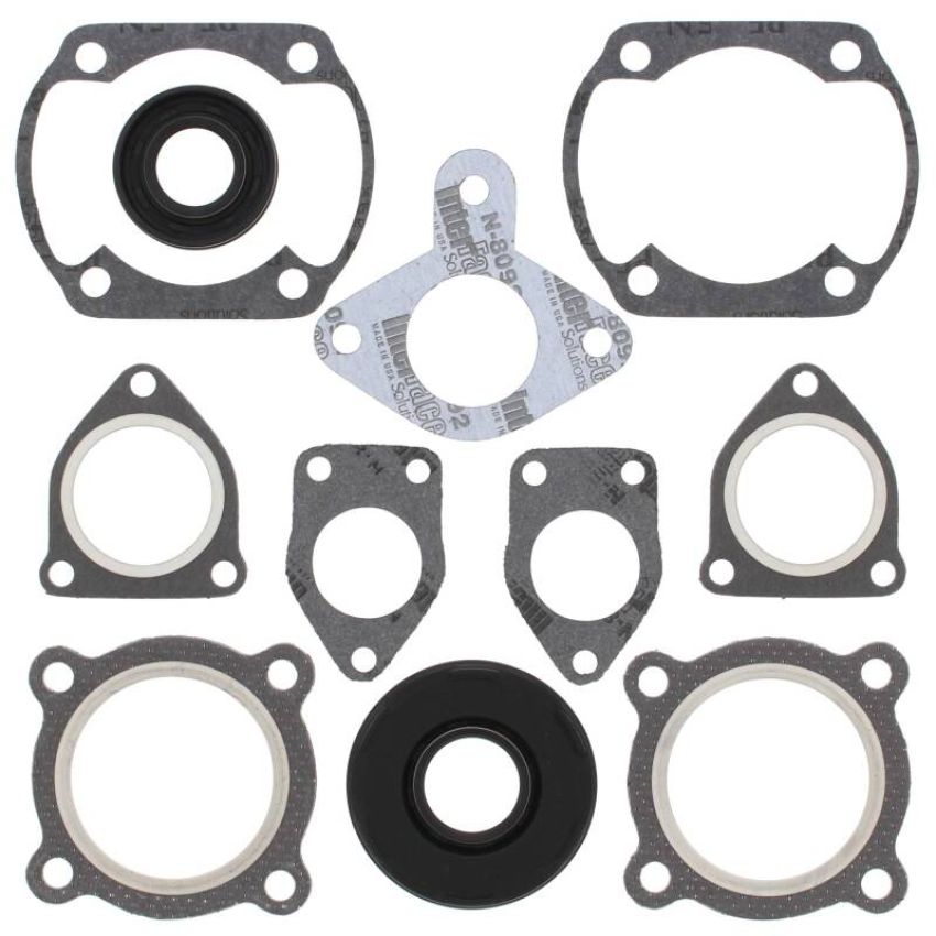 Vertex Pistons 711138A Vertex Gaskets 79-84 Yamaha Enticer ET300 C / H Complete Gasket Kit w/ Oil Seals