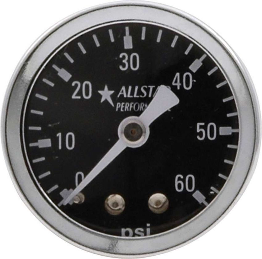 ALLSTAR PERFORMANCE ALL80214 1.5in Gauge 0-60 PSI Dry Type