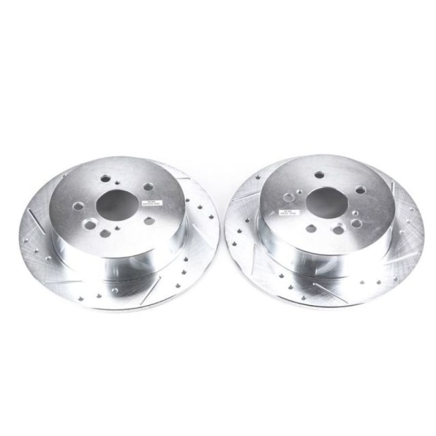 PowerStop JBR1371XPR PowerStop Evolution Performance Drilled, Slotted & Plated Brake Rotor Pair