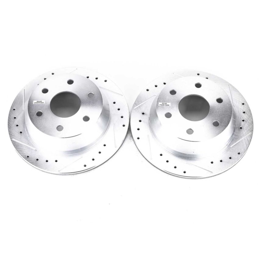 PowerStop AR8641XPR PowerStop Evolution Performance Drilled, Slotted & Plated Brake Rotor Pair