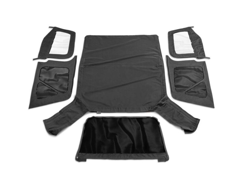 Rampage 99535 1997-2006 Jeep Wrangler(TJ) OEM Replacement Top - Black Diamond